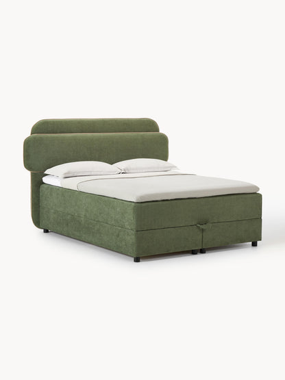 Lux Enrica Bed (Box Spring) with Storage