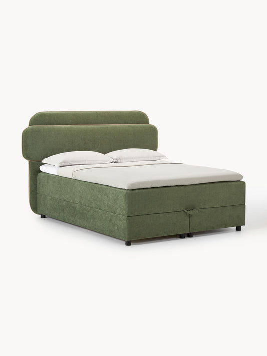 Lux Enrica Bed (Box Spring) with Storage