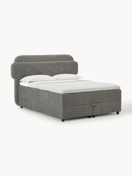 Lux Enrica Bed (Box Spring) with Storage