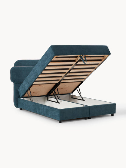 Lux Enrica Bed (Box Spring) with Storage