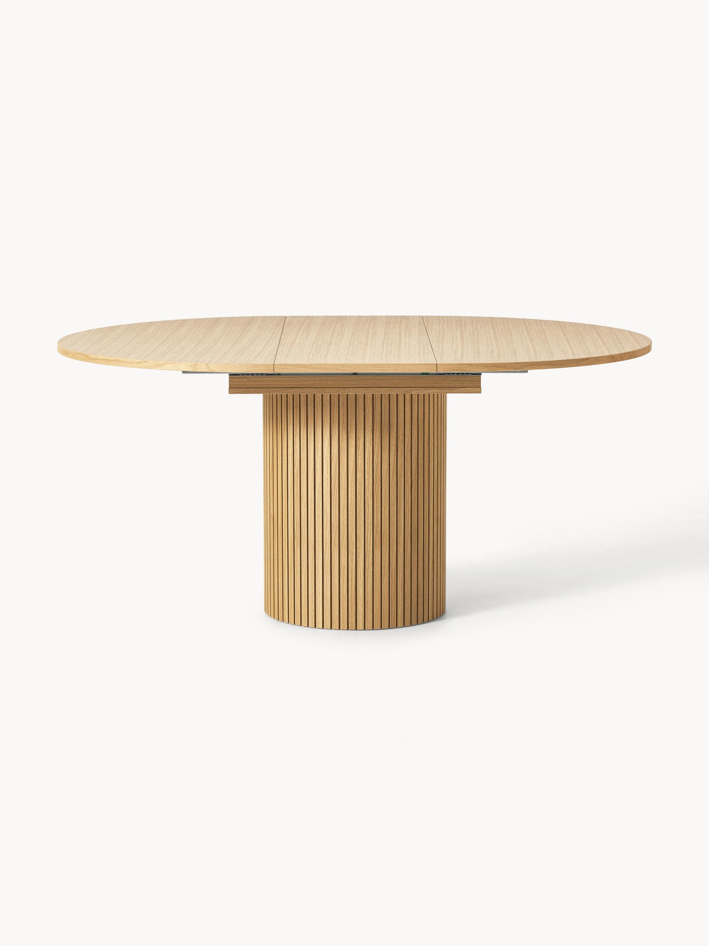 Lux Filo Extendable Grooved-Texture Dining Table, 120 - 160 x 75 cm