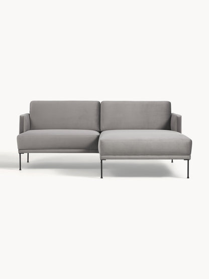 Lux Fluente Small Velvet Corner Couch