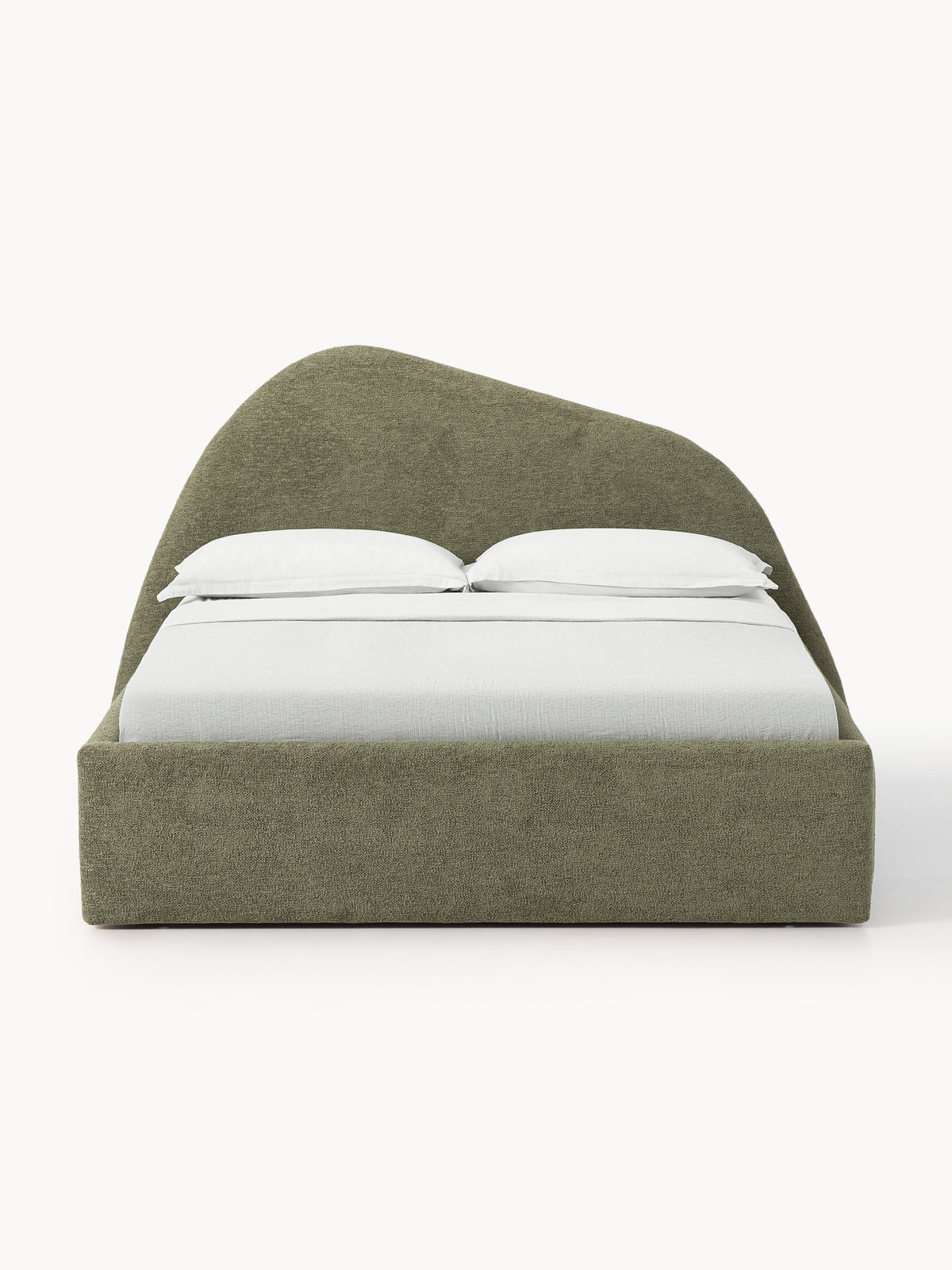Lux Gary Bouclé Bed, Upholstered
