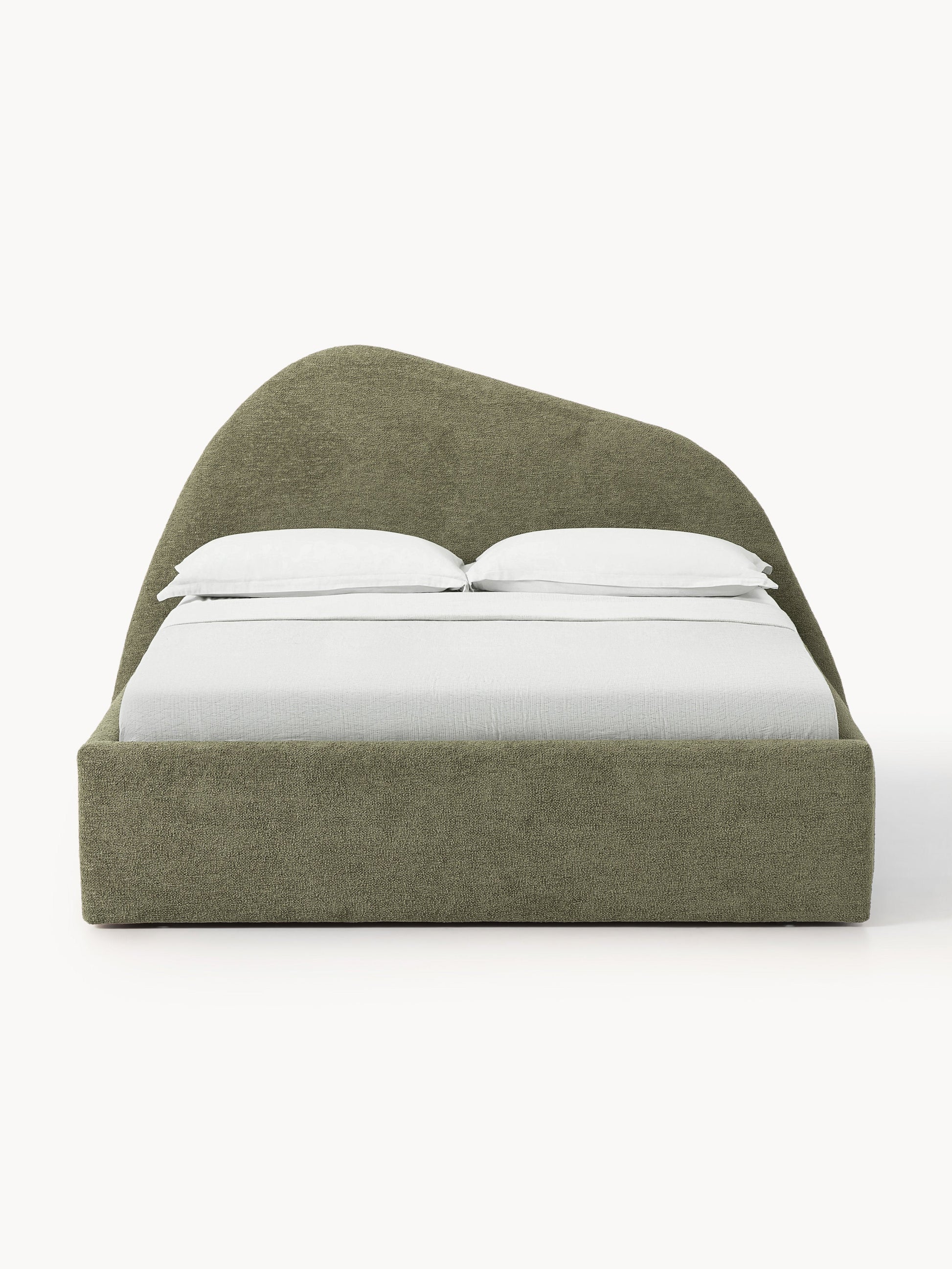 Lux Gary Bouclé Bed, Upholstered