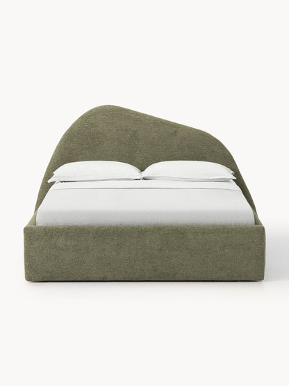 Lux Gary Bouclé Bed, Upholstered