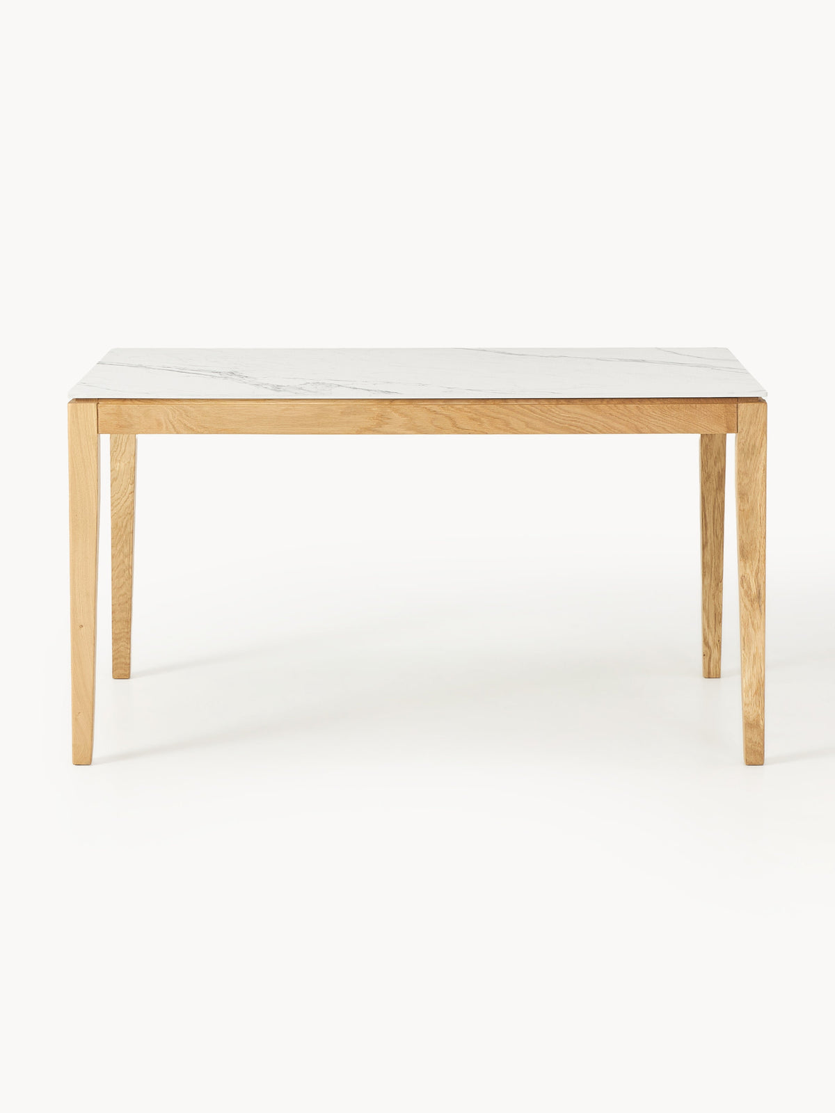 Lux Jackson Dining Table with Tabletop in Marble Look, Available in Various Sizes