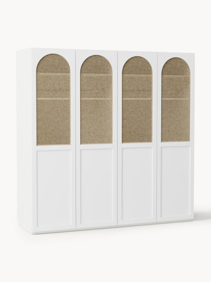 Lux Jeanne Modular Hinged-Door Wardrobe in Various Sizes, 200 cm Wide