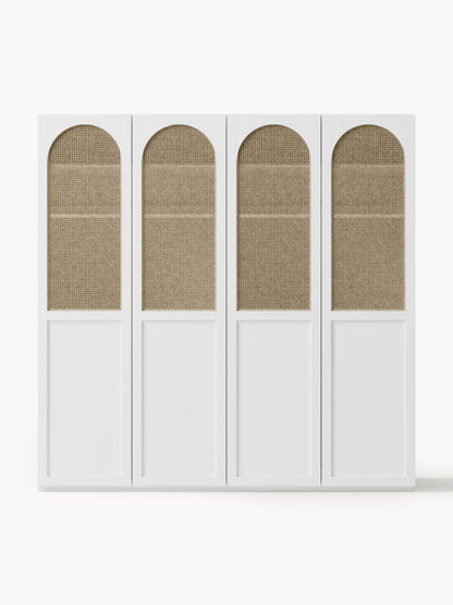 Lux Jeanne Modular Hinged-Door Wardrobe in Various Sizes, 200 cm Wide