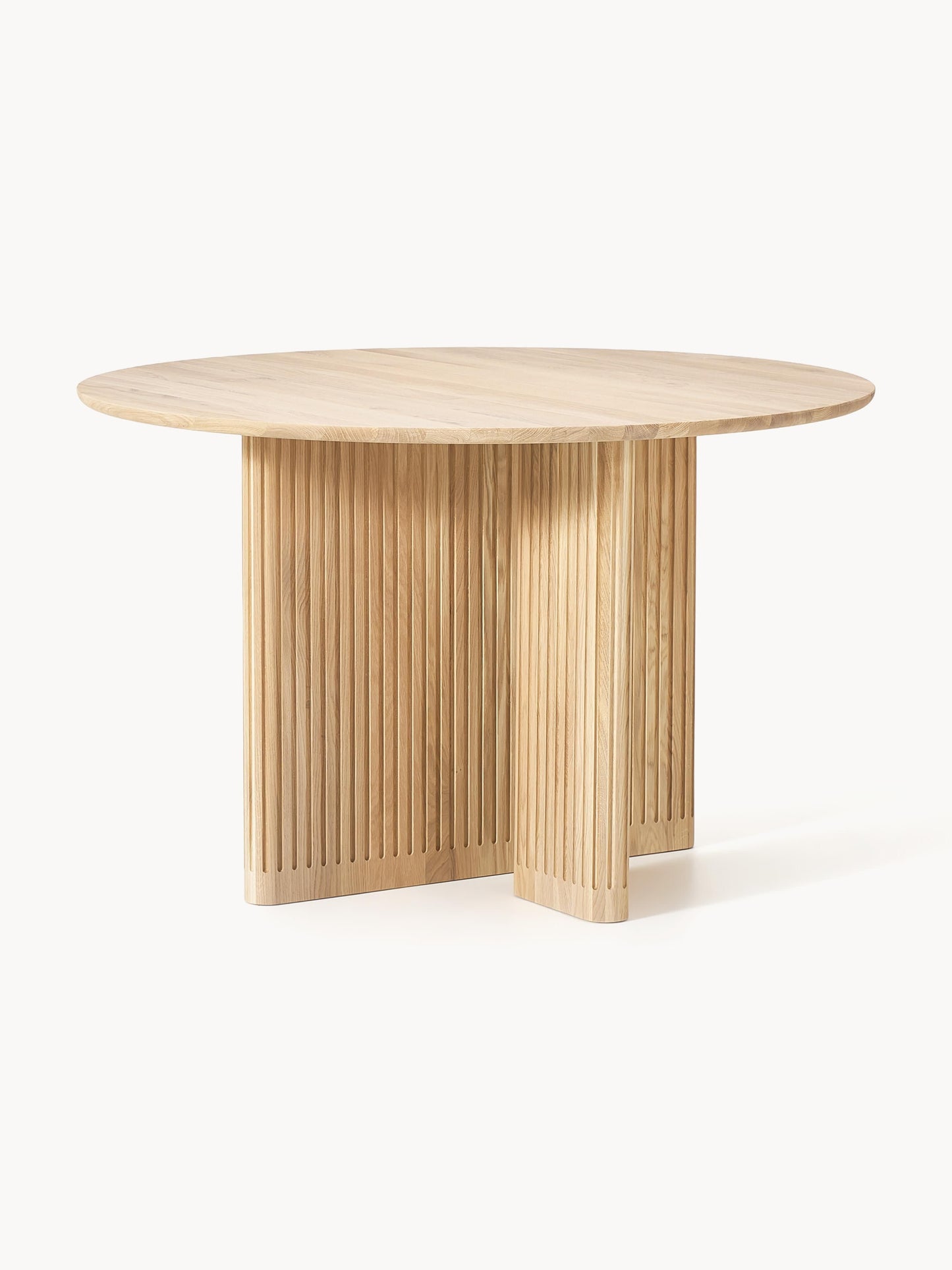 Lux Jolka Round Dining Table, Ø 120 cm, in Oak
