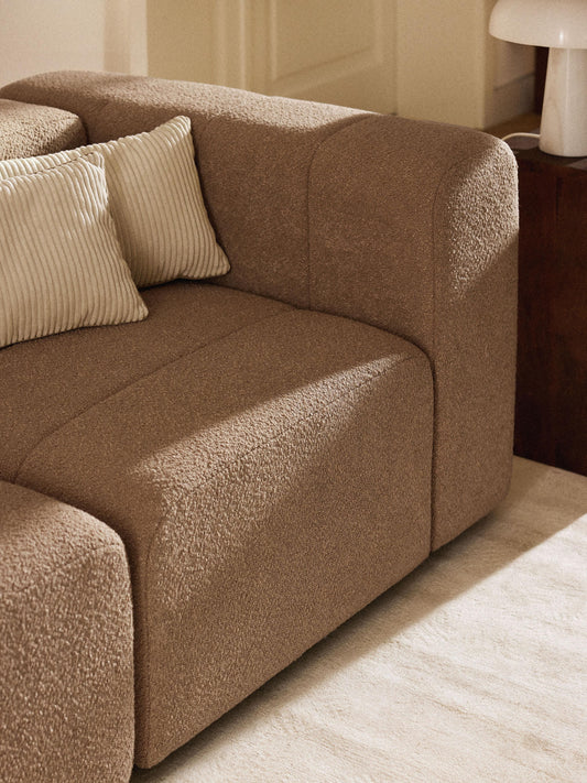 Lux Lena Bouclé Corner Unit