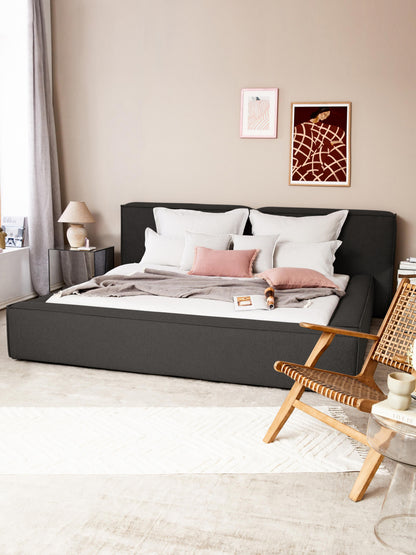 Lux Lennon Bed with Upholstered Frame