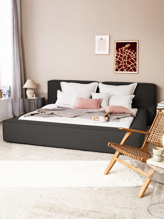Lux Lennon Bed with Upholstered Frame