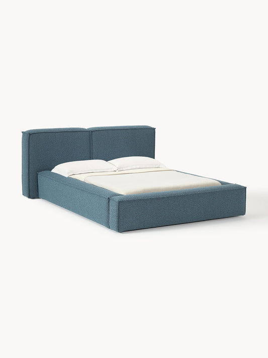 Lux Lennon Bouclé Bed, Upholstered