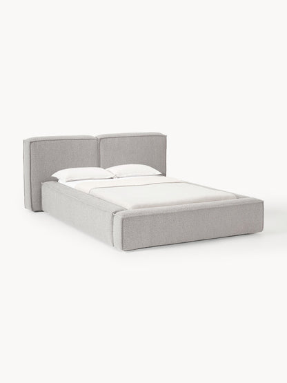 Lux Lennon Bouclé Bed, Upholstered