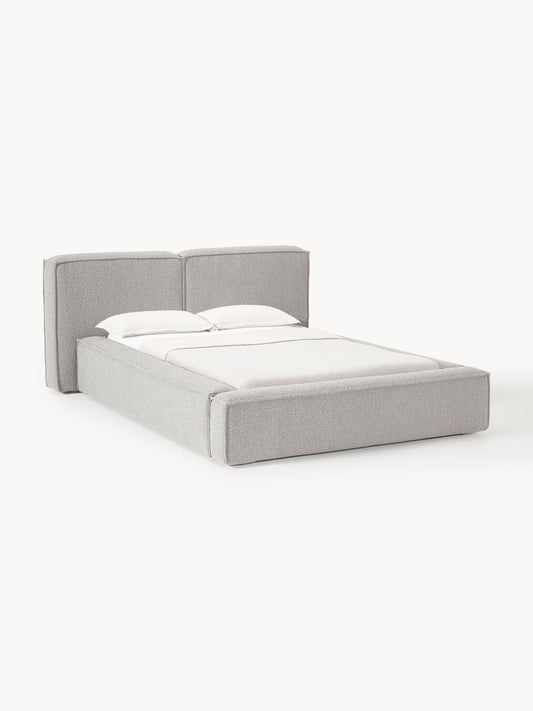 Lux Lennon Bouclé Bed, Upholstered