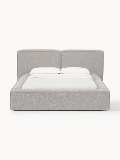Lux Lennon Bouclé Bed, Upholstered