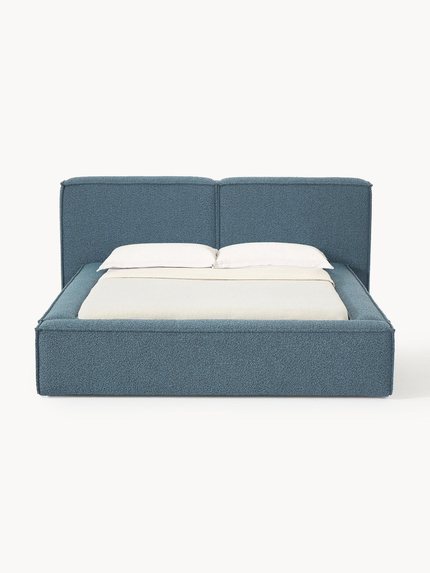 Lux Lennon Bouclé Bed, Upholstered