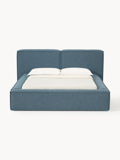 Lux Lennon Bouclé Bed, Upholstered