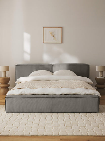 Lux Lennon Corduroy Bed, Upholstered