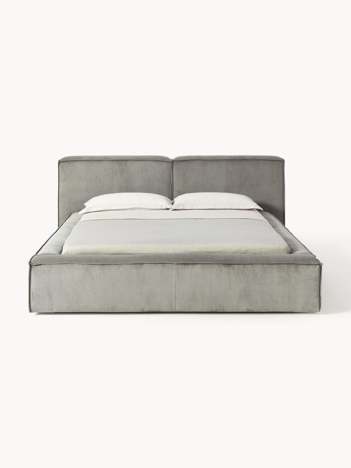 Lux Lennon Corduroy Bed, Upholstered