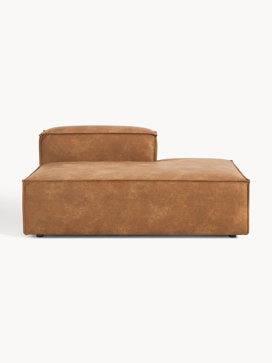 Lux Lennon Leather Ottoman Unit