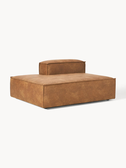 Lux Lennon Leather Ottoman Unit