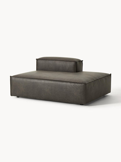 Lux Lennon Leather Ottoman Unit