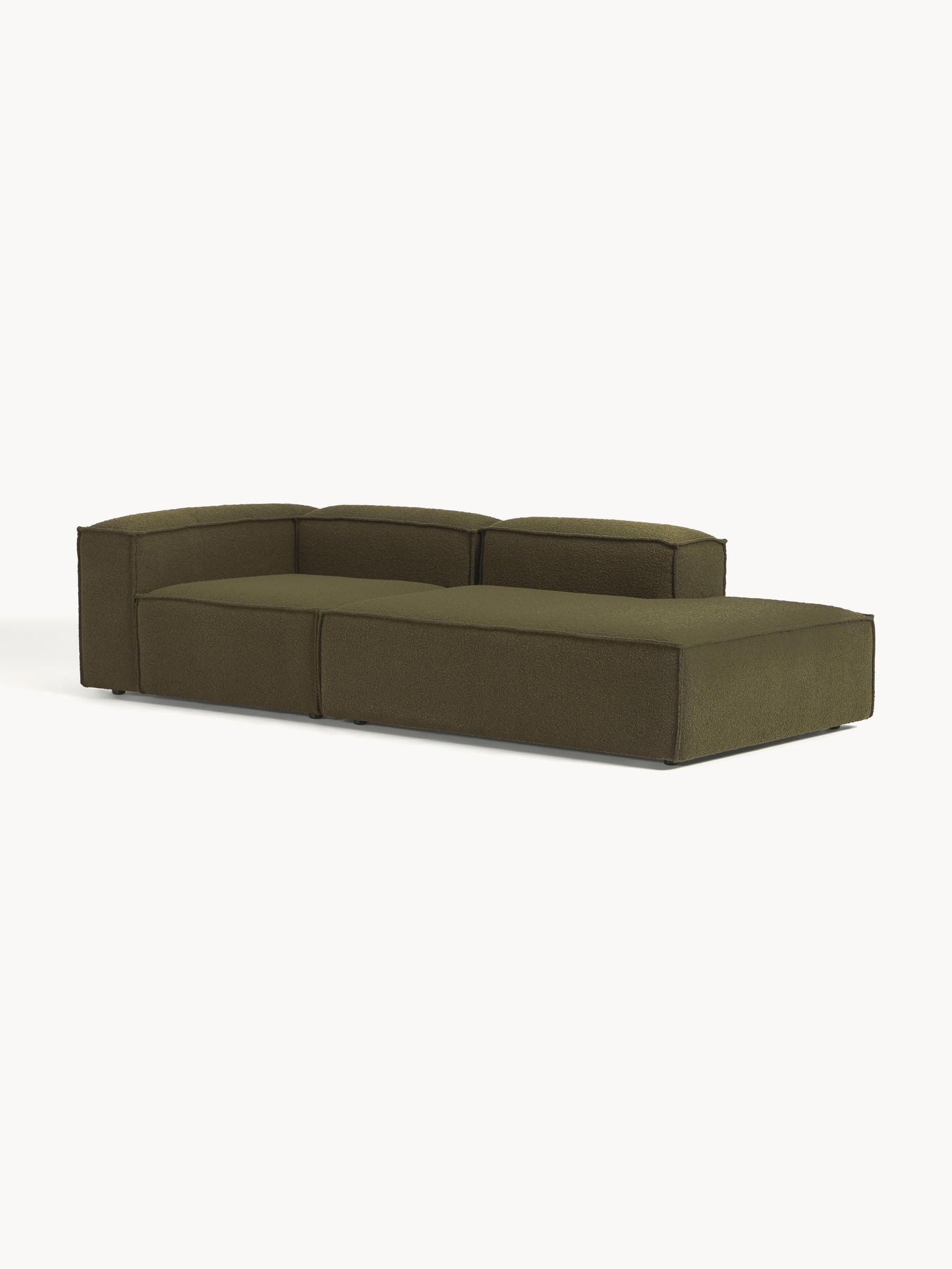 Lux Lennon Modular Bouclé Footstool