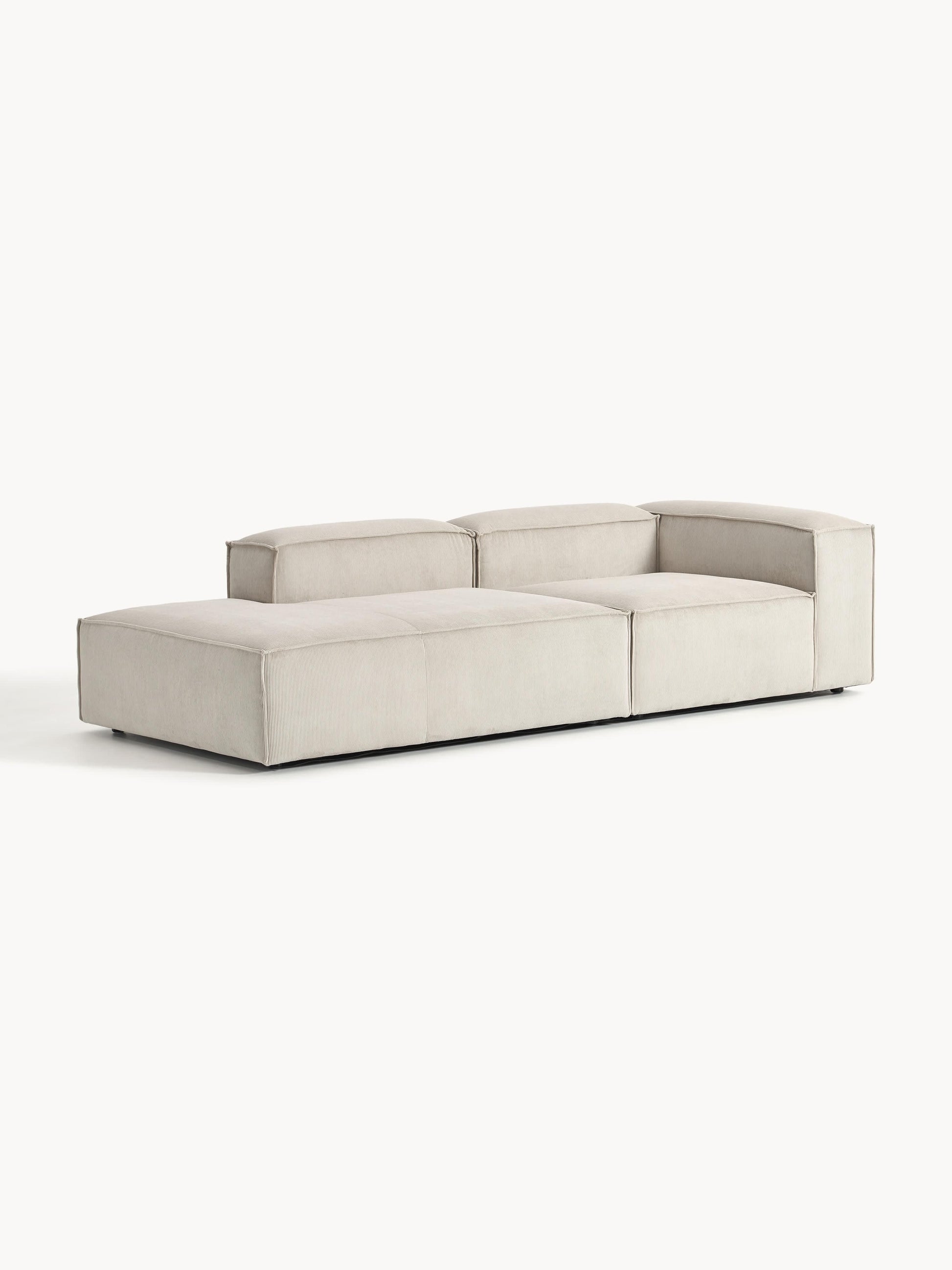 Lux Lennon Modular Corduroy Footstool