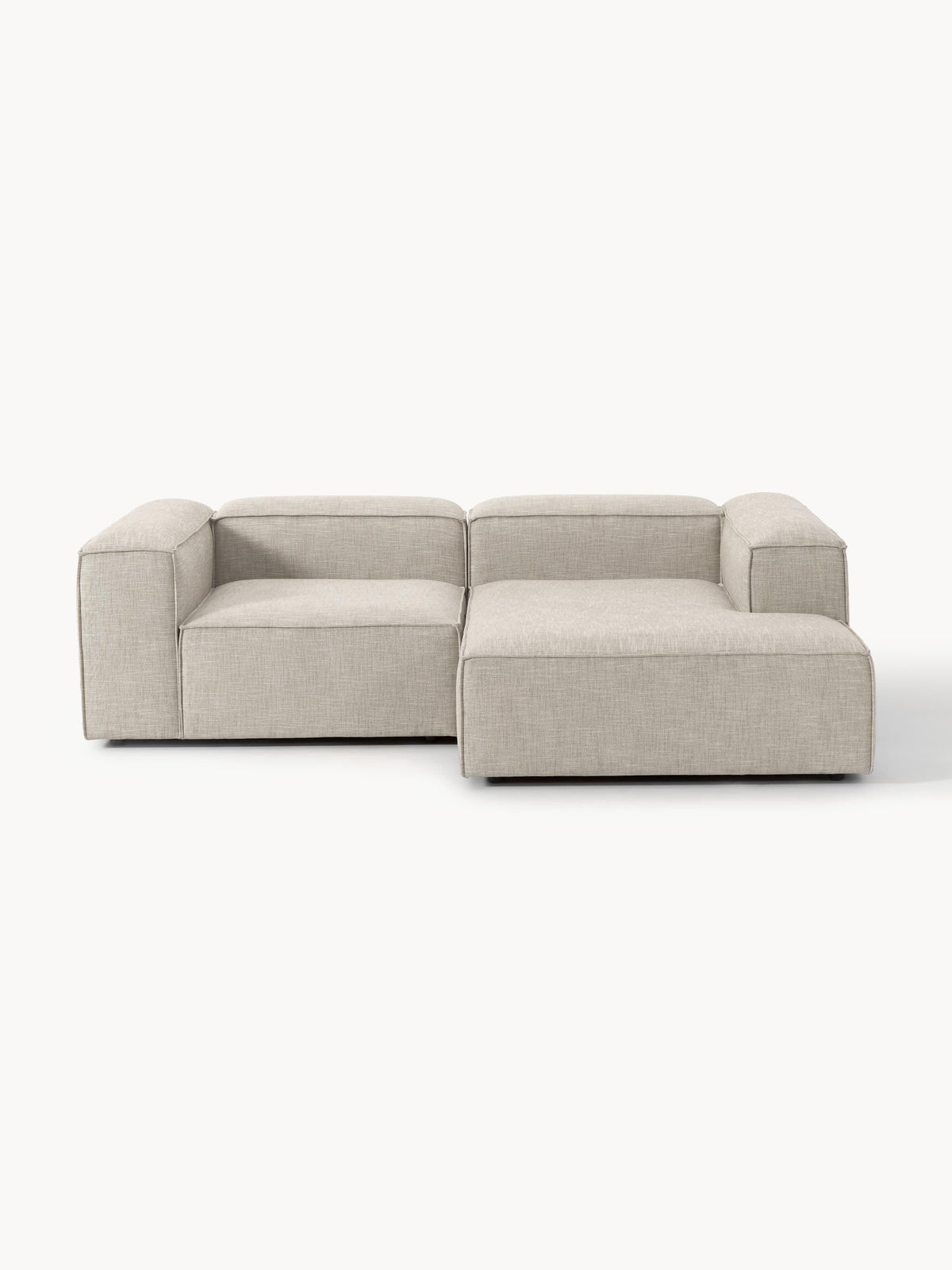 Lux Lennon Modular Corner Couch in Linen Blend (2-Seater)