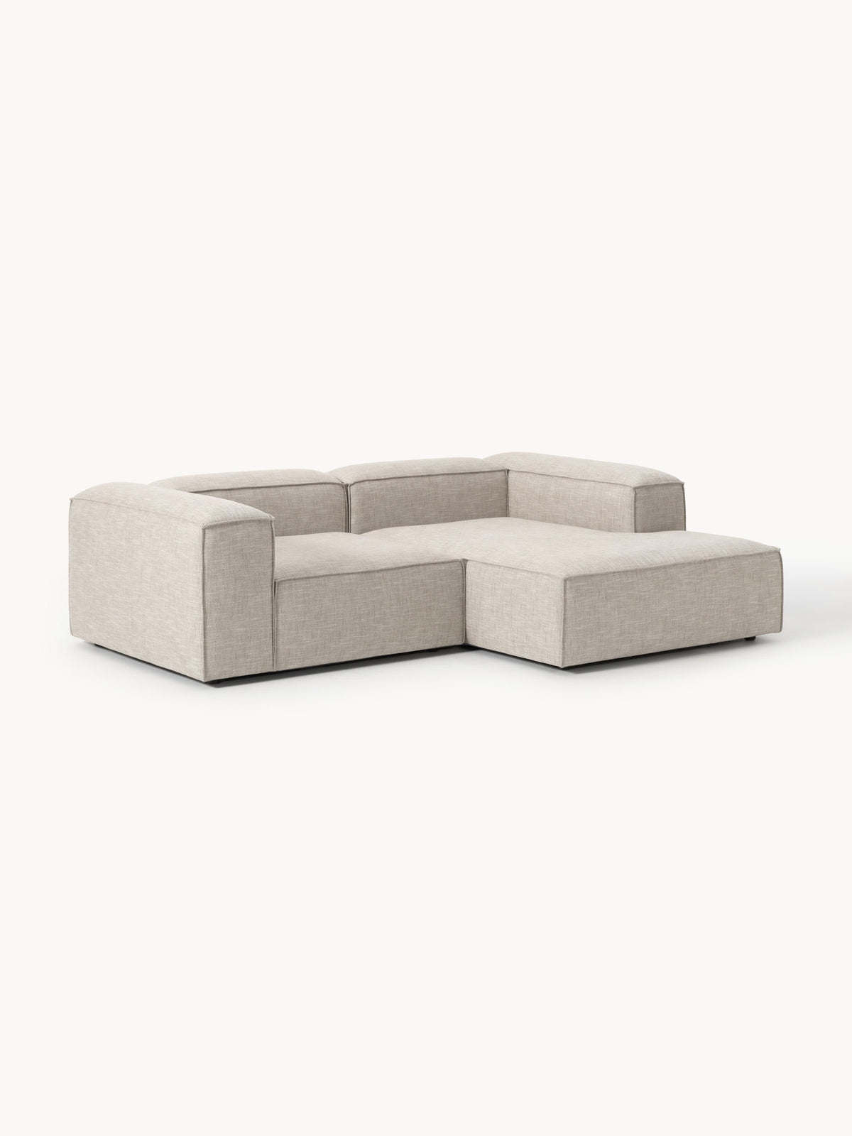 Lux Lennon Modular Corner Couch in Linen Blend (2-Seater)