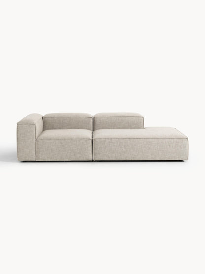 Lux Lennon Modular Linen Blend Footstool