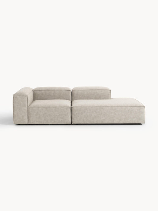 Lux Lennon Modular Linen Blend Footstool