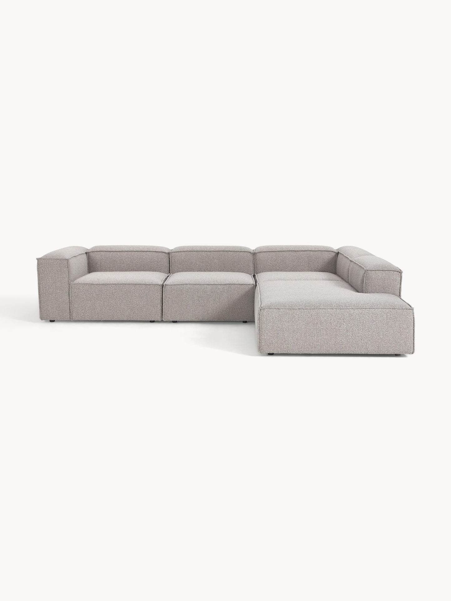 Lux Lennon Modular XL Bouclé Corner Couch (4-Seater)