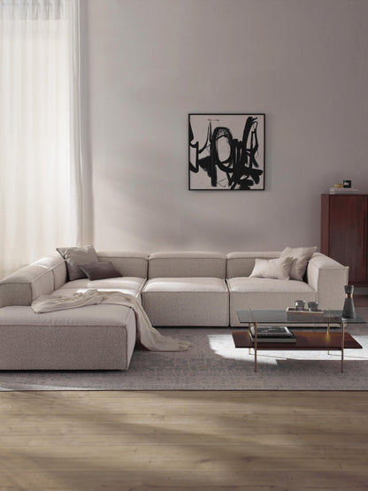 Lux Lennon Modular XL Bouclé Corner Couch (4-Seater)