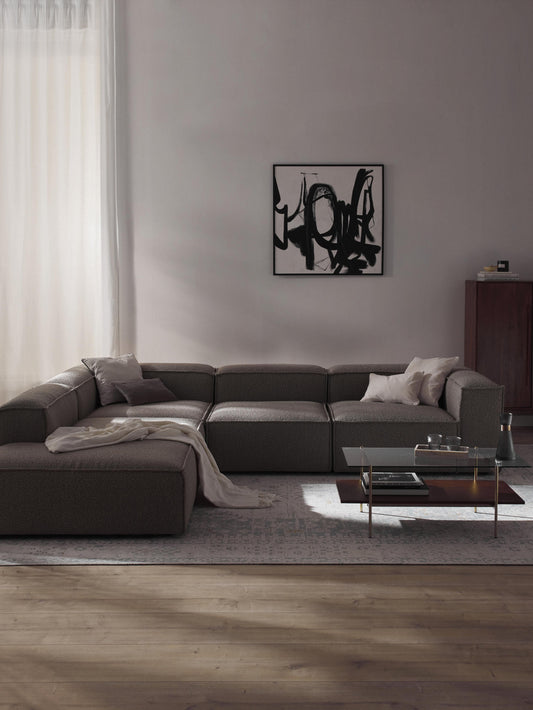 Lux Lennon Modular XL Bouclé Corner Couch (4-Seater)