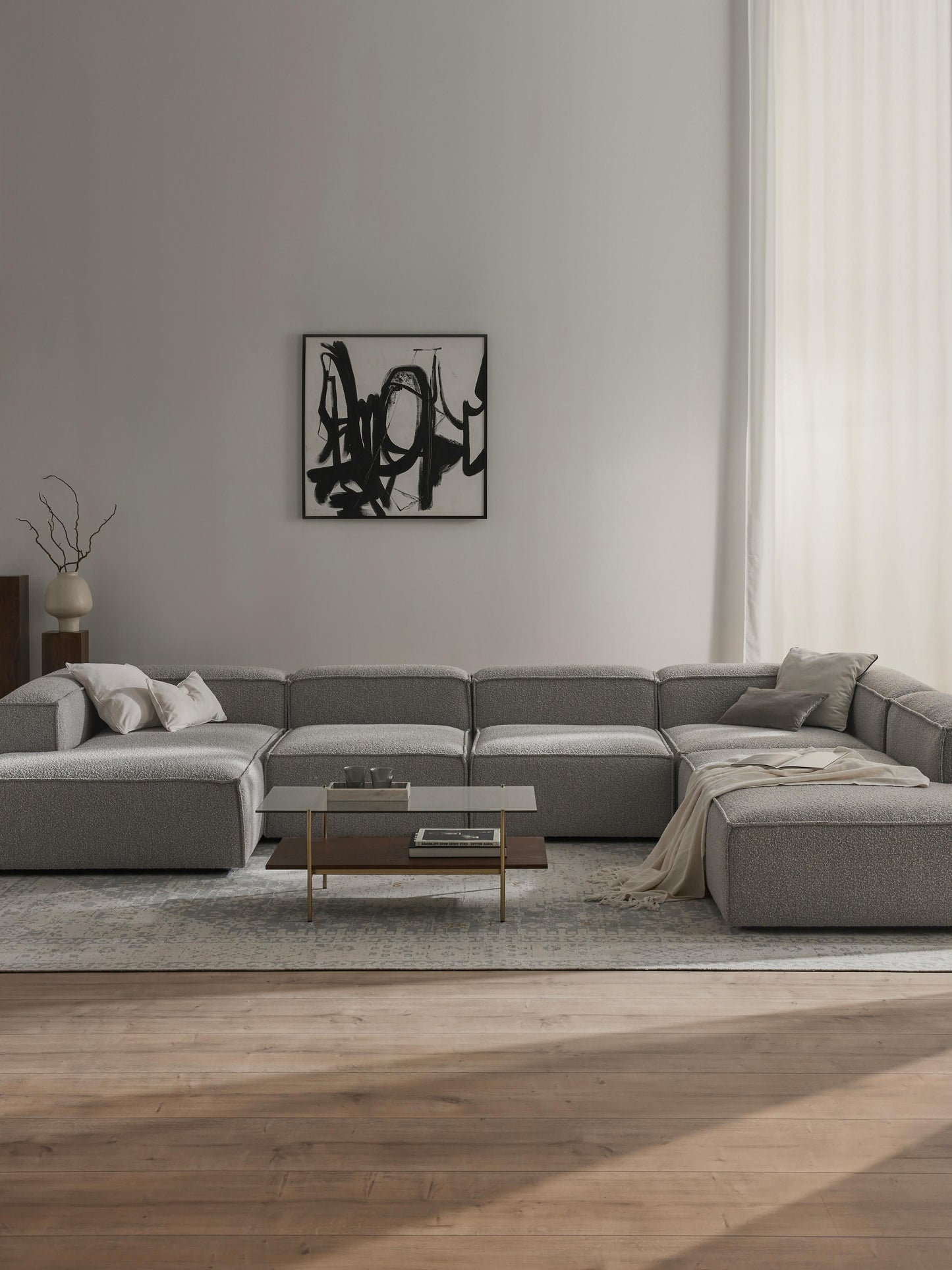 Lux Lennon Modular XL Bouclé Couch