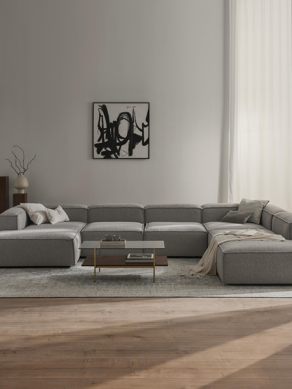 Lux Lennon Modular XL Bouclé Couch