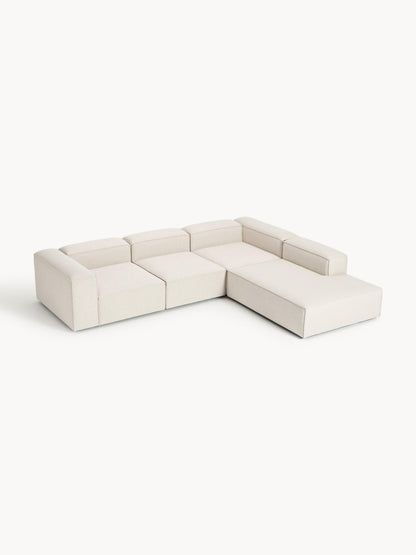 Lux Lennon Modular XL Corner Couch (4-Seater) in Linen Blend