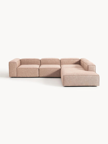 Lux Lennon Modular XL Corner Couch (4-Seater) in Linen Blend