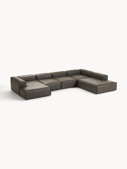 Lux Lennon Modular XL Couch in Leather