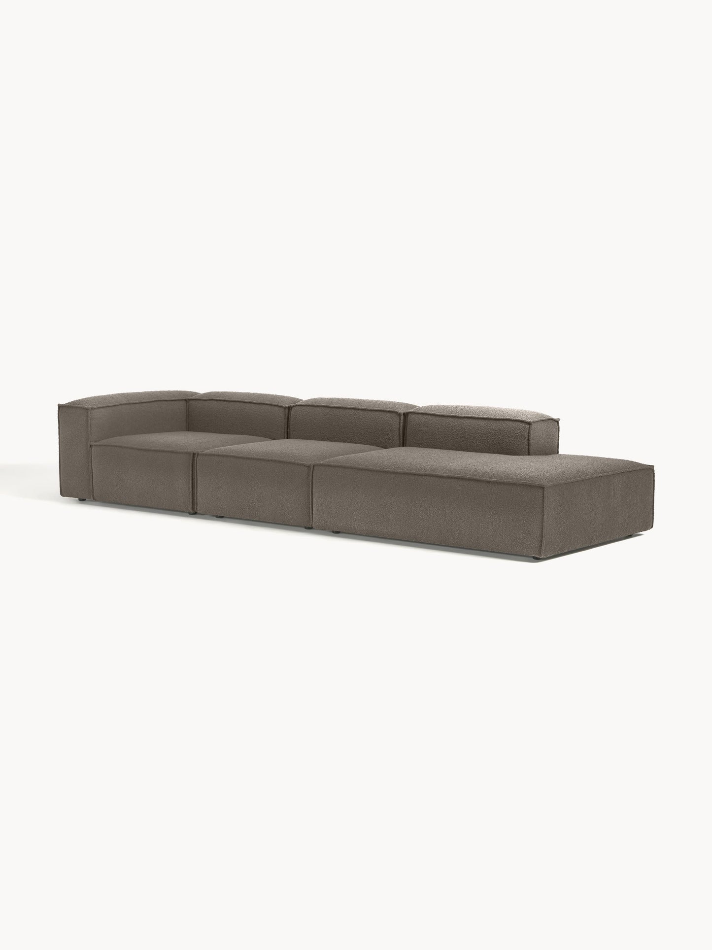 Lux Lennon Modular XL Footstool in Bouclé