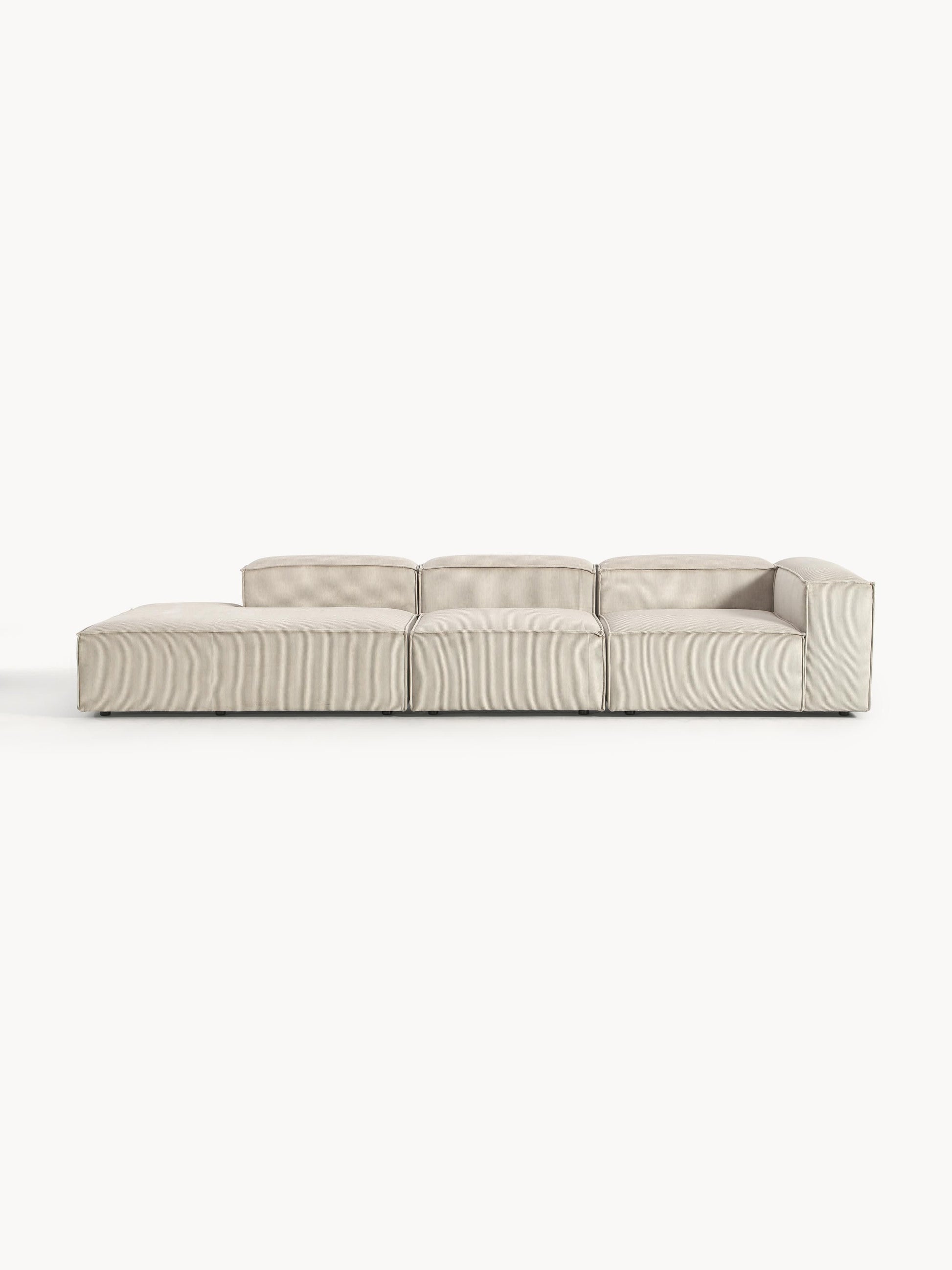Lux Lennon Modular XL Footstool in Corduroy