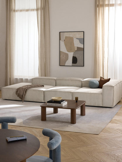 Lux Lennon Modular XL Footstool in Corduroy
