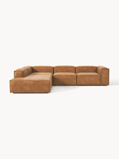 Lux Lennon Modular XL Leather Corner Couch (4-Seater)