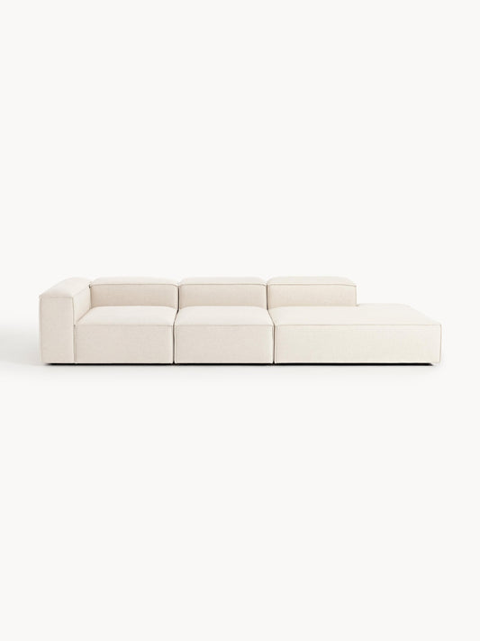 Lux Lennon Modular XL Linen Blend Footstool