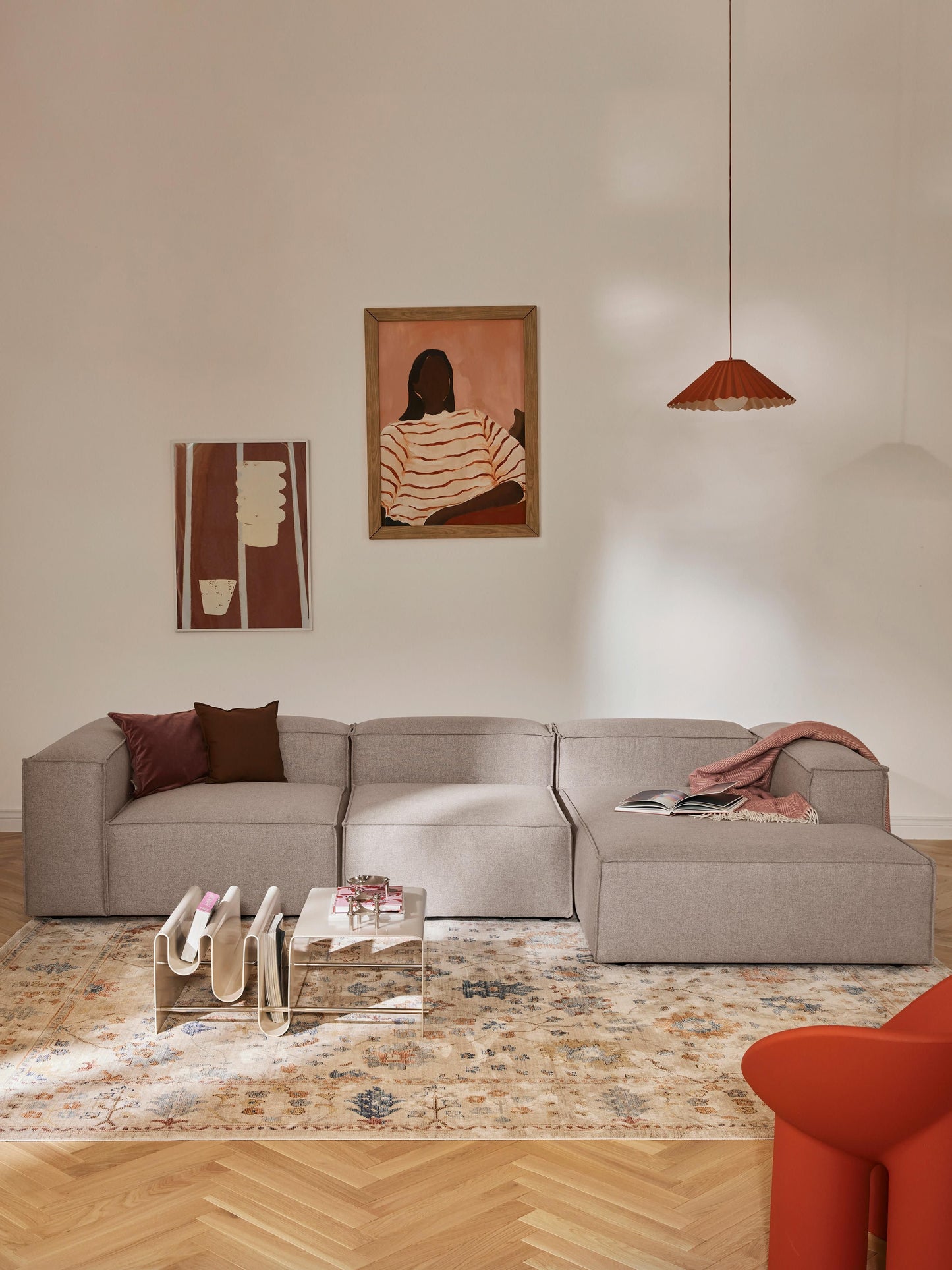 Lux Lennon Ottoman Corner Unit