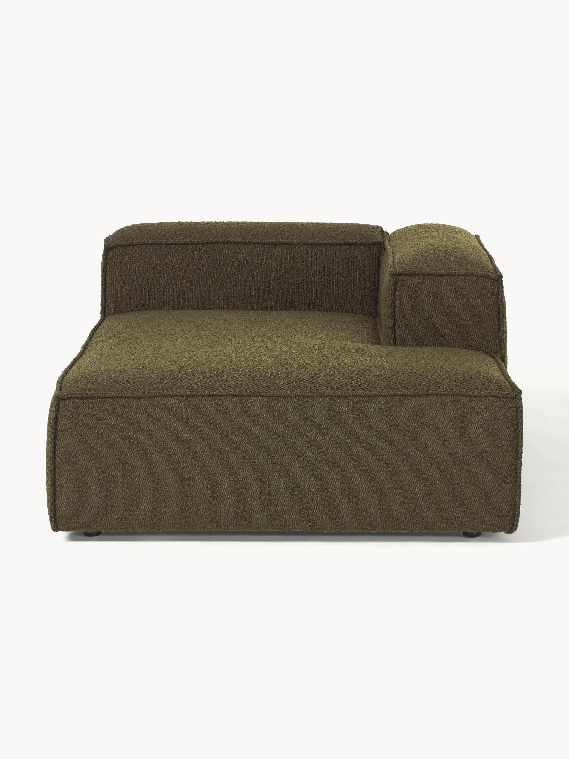Lux Lennon Ottoman Corner Unit in Bouclé