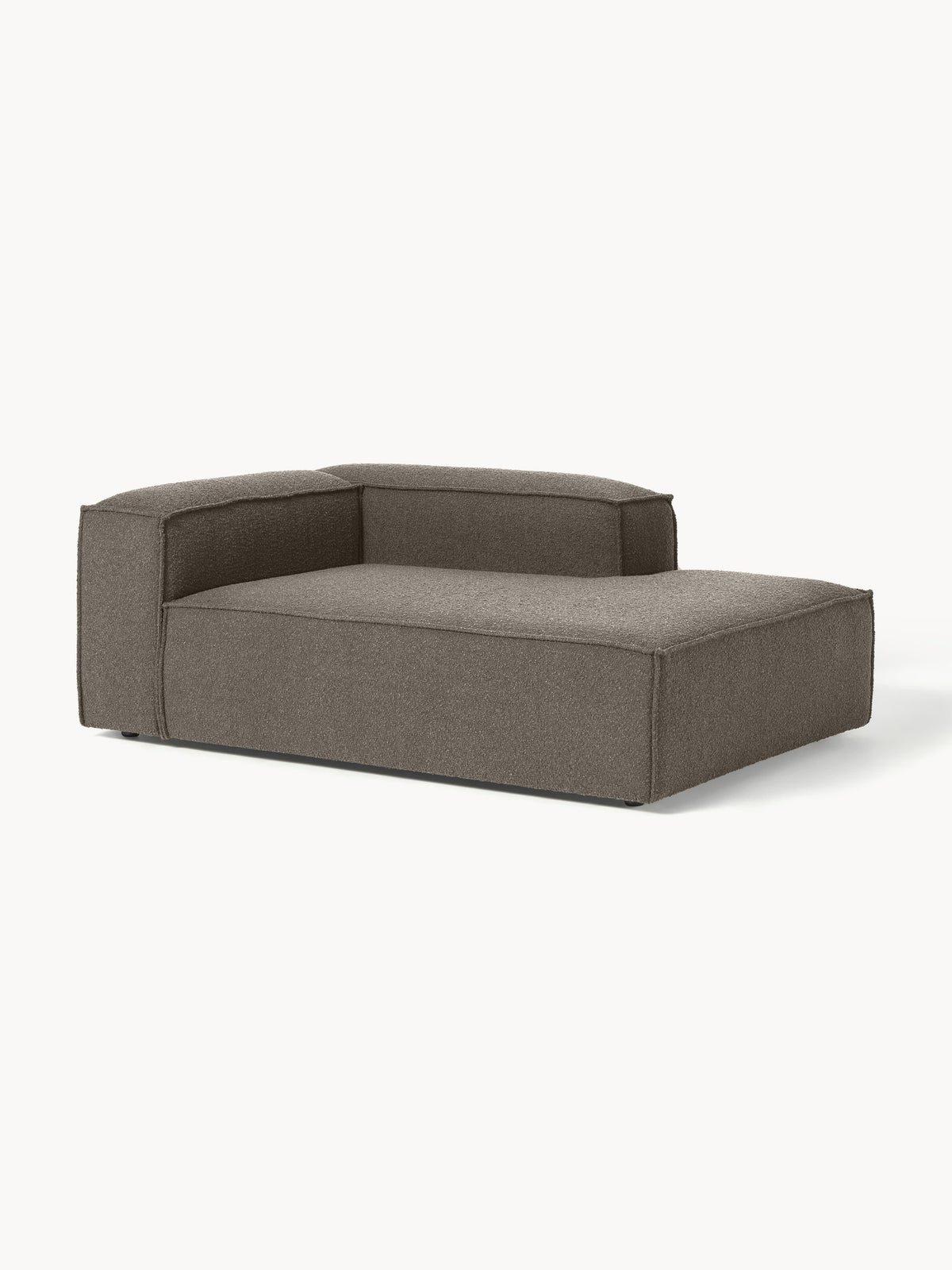 Lux Lennon Ottoman Corner Unit in Bouclé
