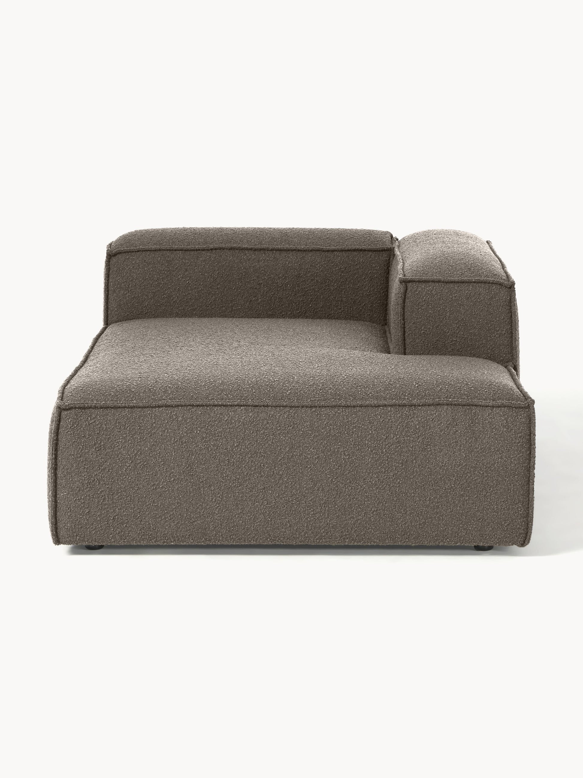 Lux Lennon Ottoman Corner Unit in Bouclé